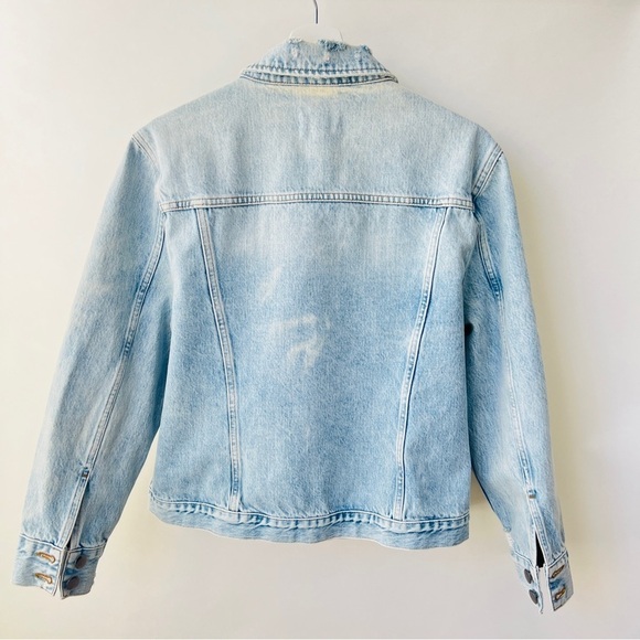Frame Overlap Denim jacket in Cyclone, size L, E24 - Picture 4 of 10